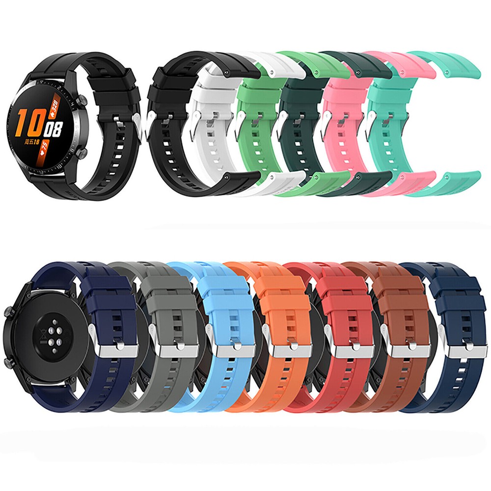 Sports Silicone Watch Band Strap Bracelet for Huawei Watch GT 2/GT 2e 46mm Watch