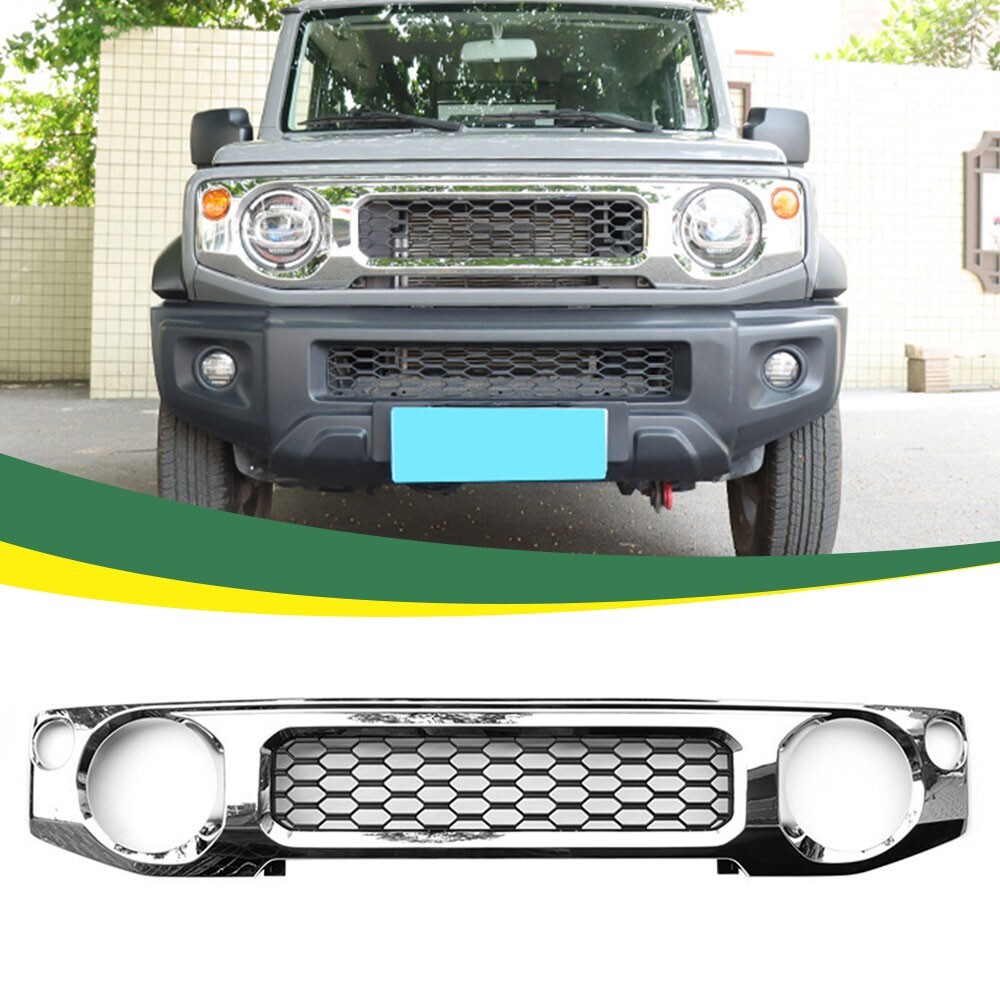 Front Grill Bumper Grille Mesh Fits Suzuki Jimny JB74W/JB64W 2019-2024