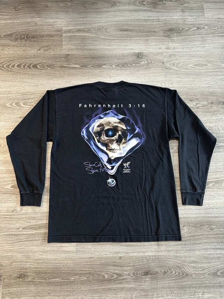 Rare Vintage WWF Stone Cold Steve Austin Long Sleeve T-shirt Men’s L/XL 3:16