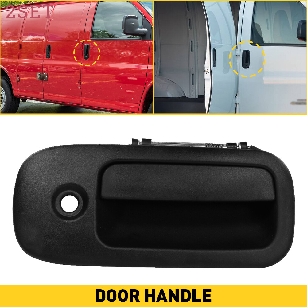 2set Door Handle Outside Sliding Passenger Side Right Fit for Express Savana Van