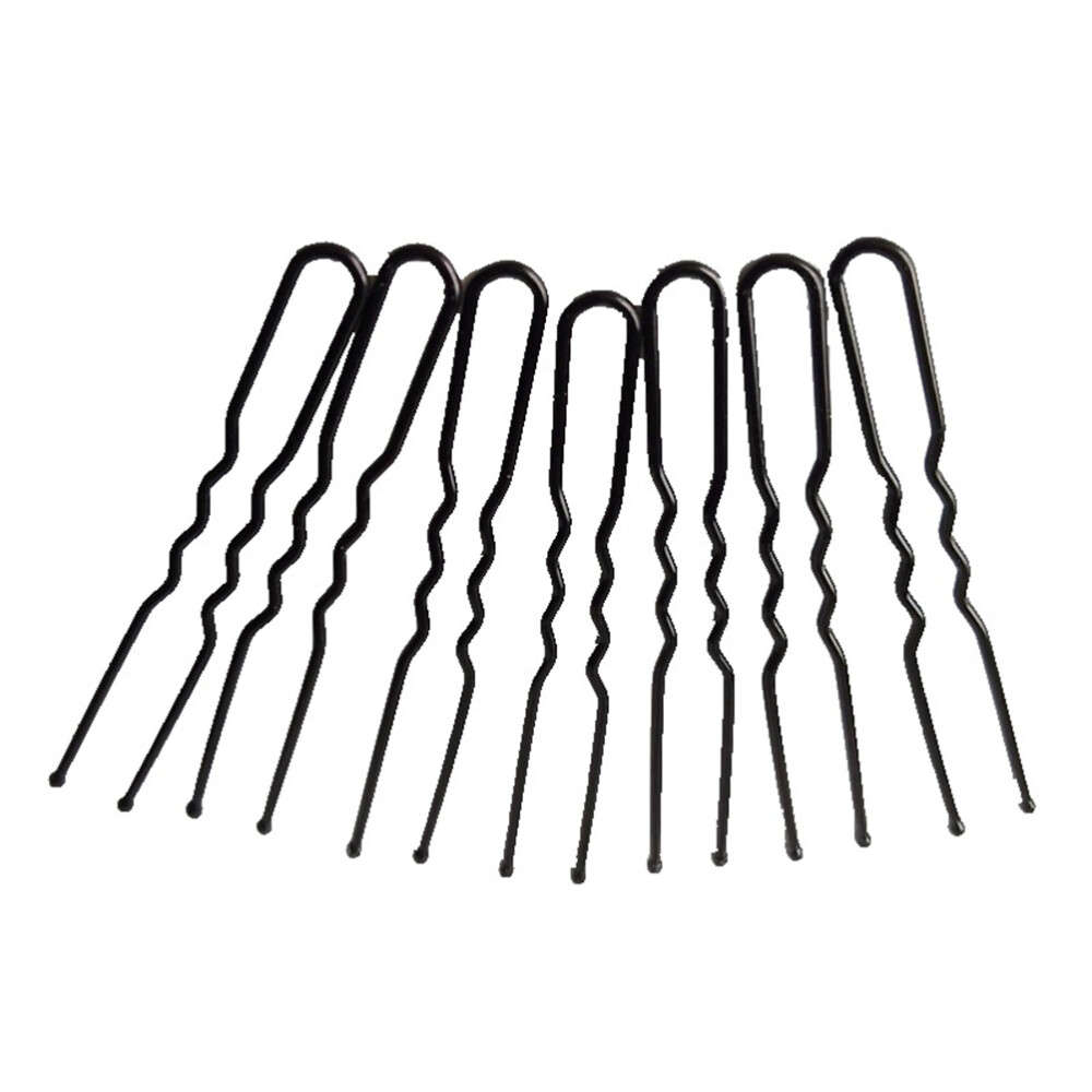 50pcs U-Shaped Metal Bobby Hair Clips for Women Hairstyles
