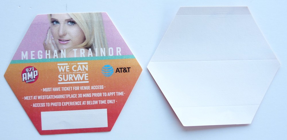 Meghan Trainor We Can Survive 2018 Concert Tour Backstage Pass D19