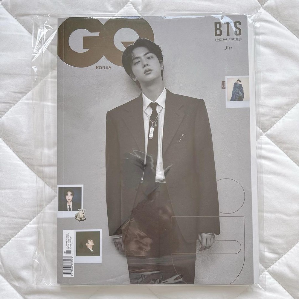 BTS Jin GQ Japan Exclusive Collectible Photo Card