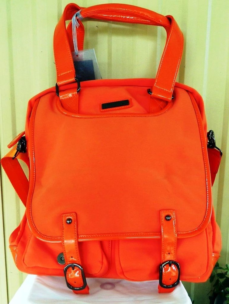 Stylish Sapsucker Orange LG Backpack for Back to School NWT-image