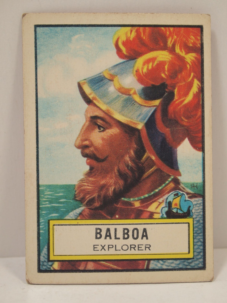 1952 Topps Look n See Trading Card #52 Balboa Explorer