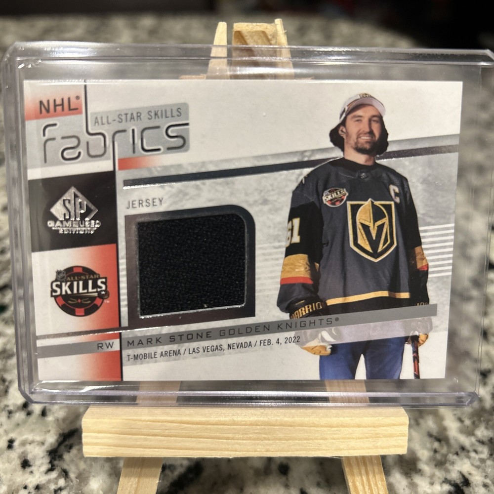 2022-23 SP Game Used All-Star Skills Fabric Jersey Swatch AS-40 Mark Stone MINT