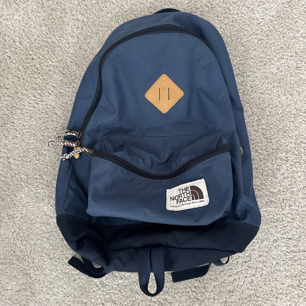 The North Face Berkley Navy Blue Unisex Zipper Backpack