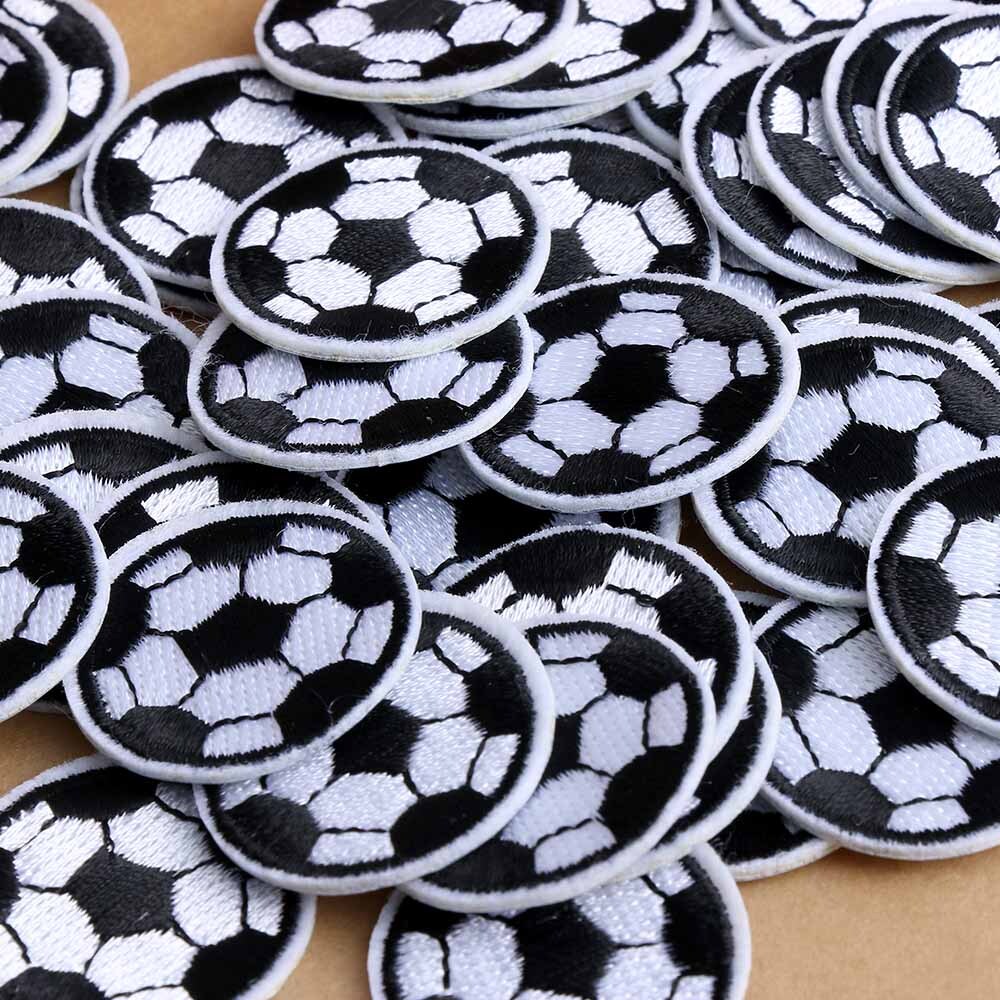 Hot Clothes Jeans Embrioidered Iron on Stickers Football Patches Appliques