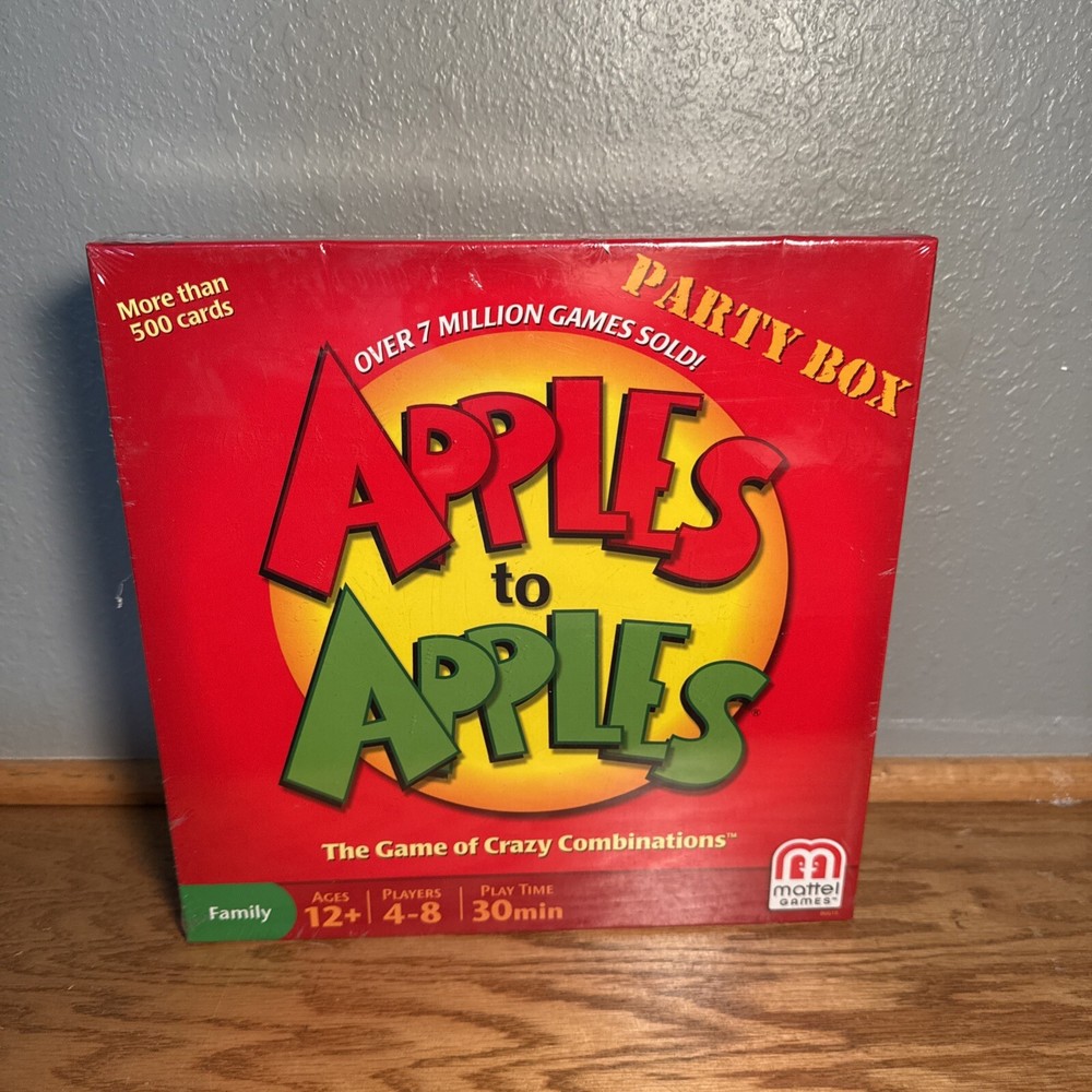 Mattel Apples to Apples Party Box Card Game for Family Friends Fun - NEW