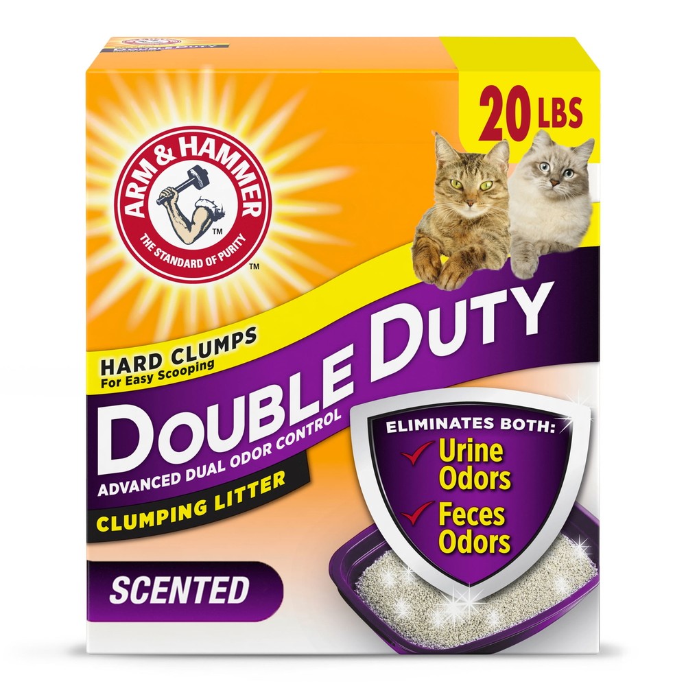 Advanced Odor Control Clumping Cat Litter - Double Duty & Scented-image