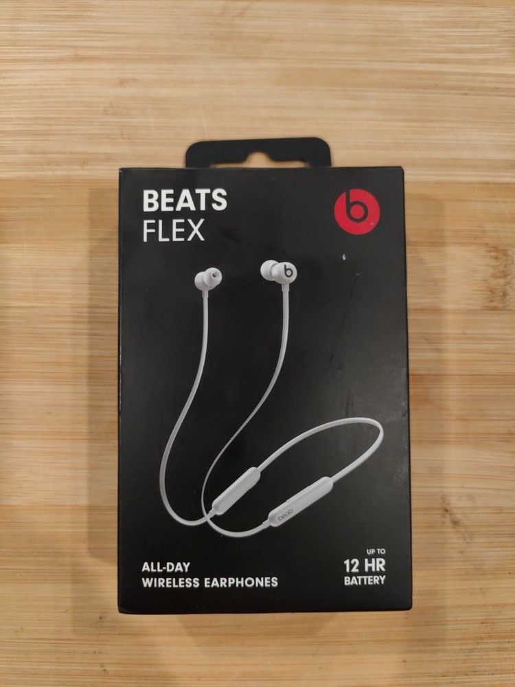 BEATS FLEX ALL DAY WIRELESS EARPHONES SMOKE GRAY - READ DESCRIPTION