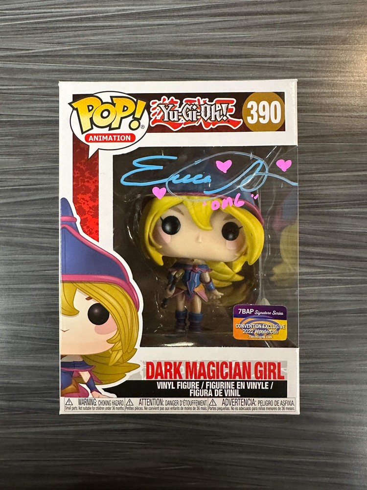 Funko POP Animation Yu-Gi-Oh Dark Magician Girl 7BAP 2022 WonderCon Exclusive Signed