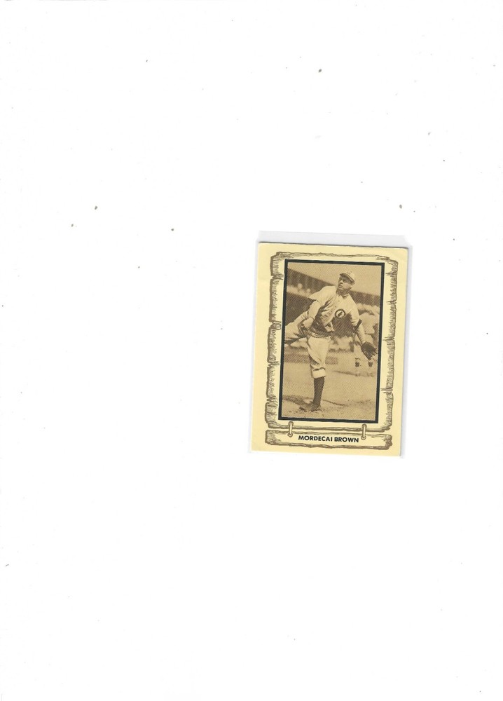 1982 Cramer Sports Productions Baseball Legends Series 3 # 71/90 Mordecai Brown