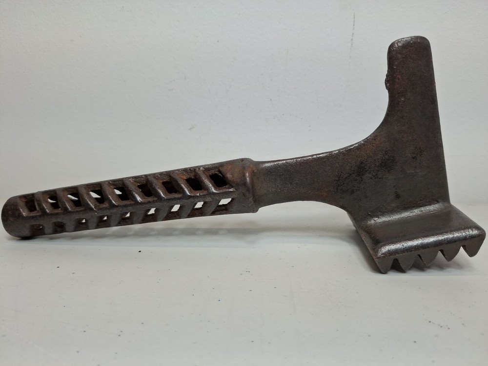 Primitive Solid Metal Meat Tenderizer Tool
