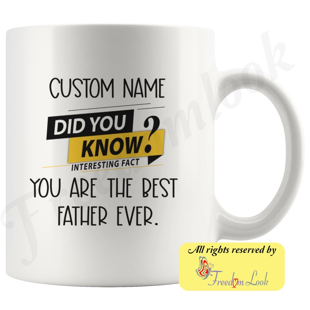 Fantastic Father Coffee Mug New Father Mug Fatherhood Mug Best Father Ever Gift