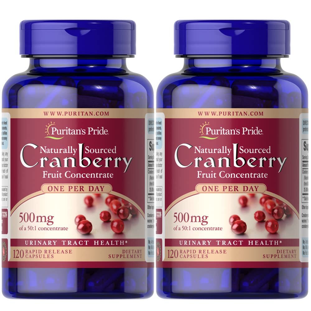 One A Day Cranberry Capsules Twin Pack 240 Total Count