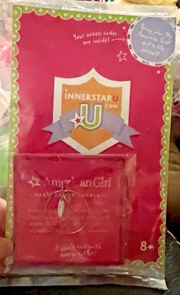 My American Girl Innerstar U Charm Keeper necklace New In Package