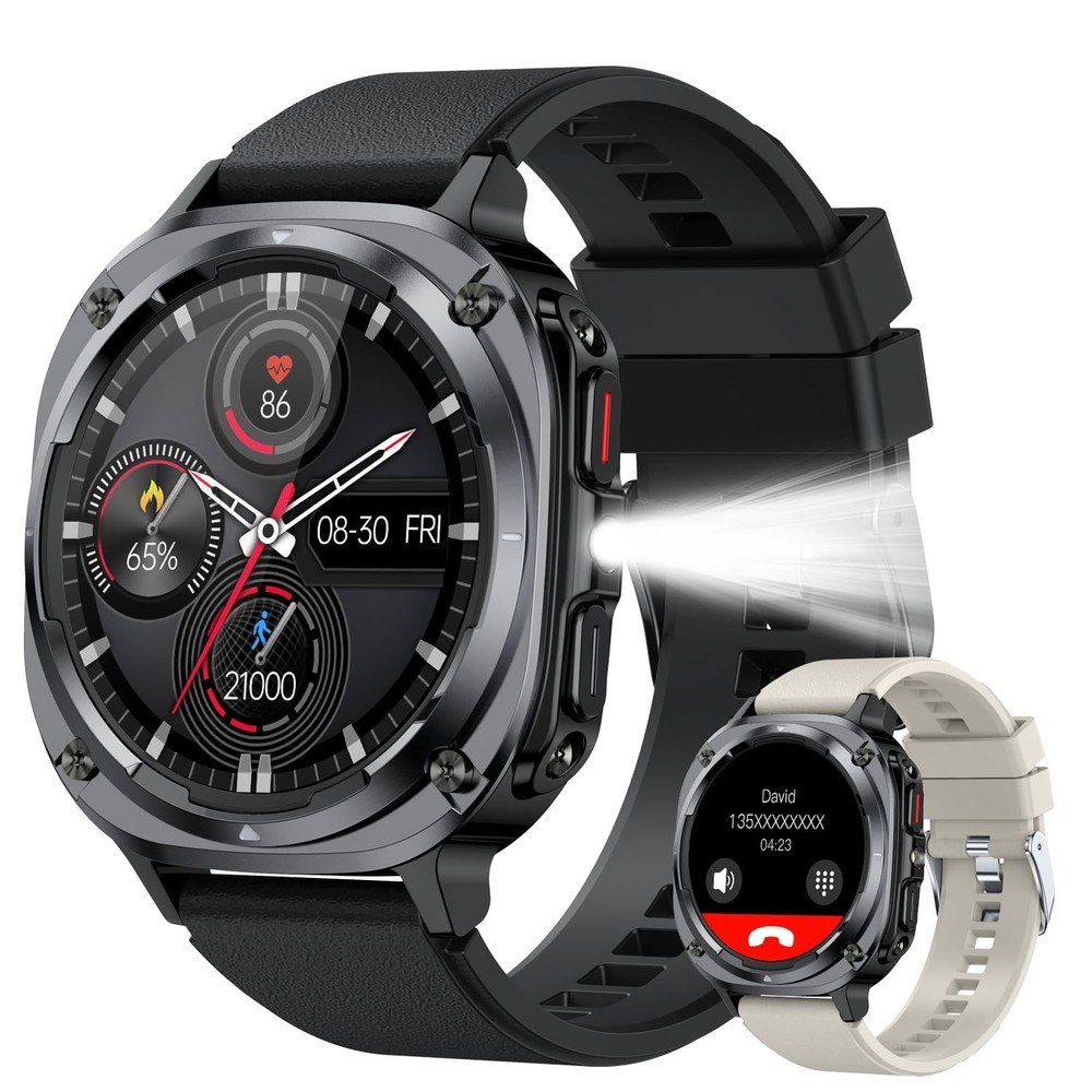 Smart Watch for Men with Bluetooth Call Fitness Tracker Digital Display