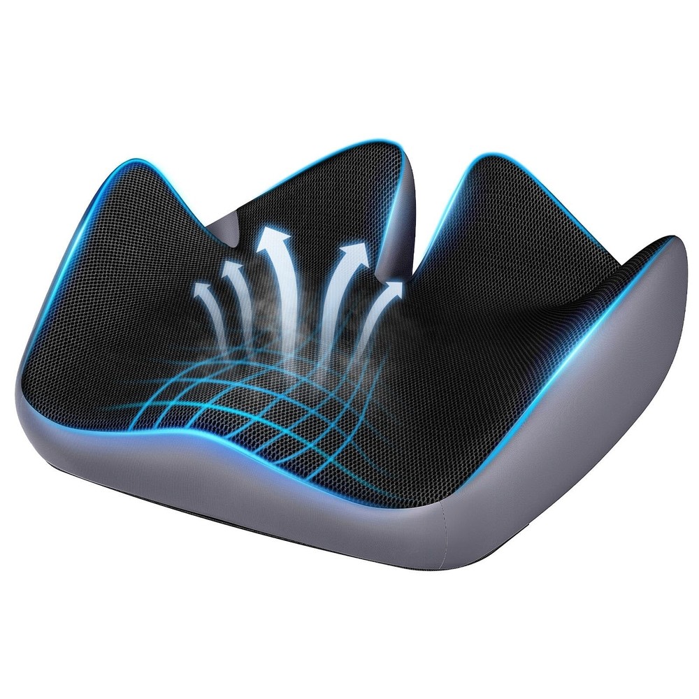 Seat Cushion for Relief Sciatica - Memory Foam Cushion for Office Chair, Hip ...