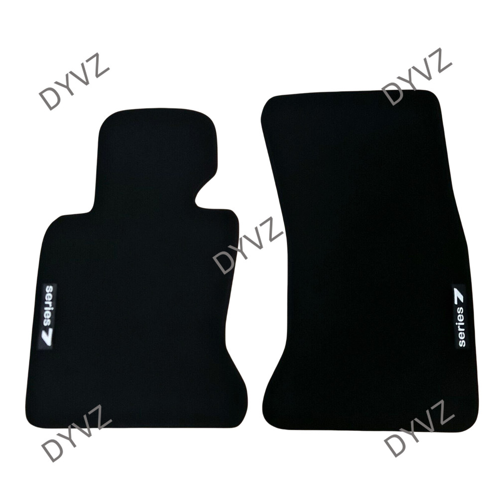 Front Two Car Floor Mats Velour For BMW 7 E65 2001-2006 Waterproof Carpet Liners