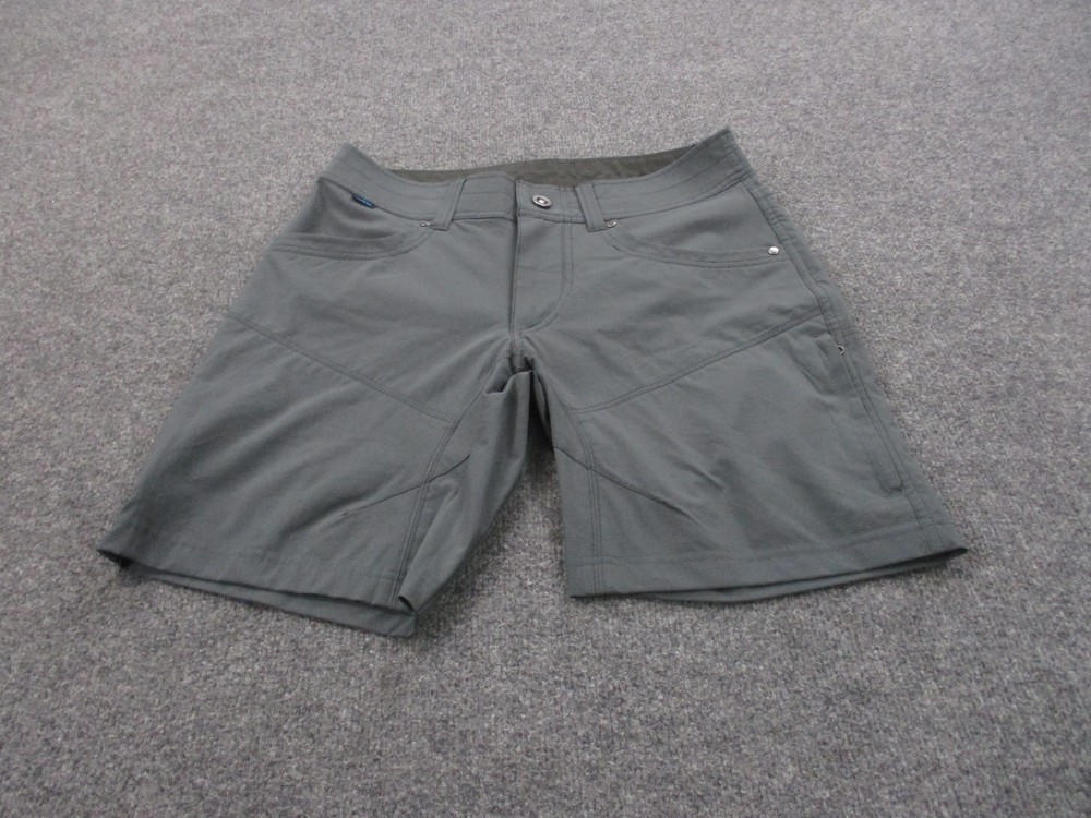 Kuhl Shorts Men 30 Gray Chino Hiking Workwear Outdoor Climbing Logo Casual