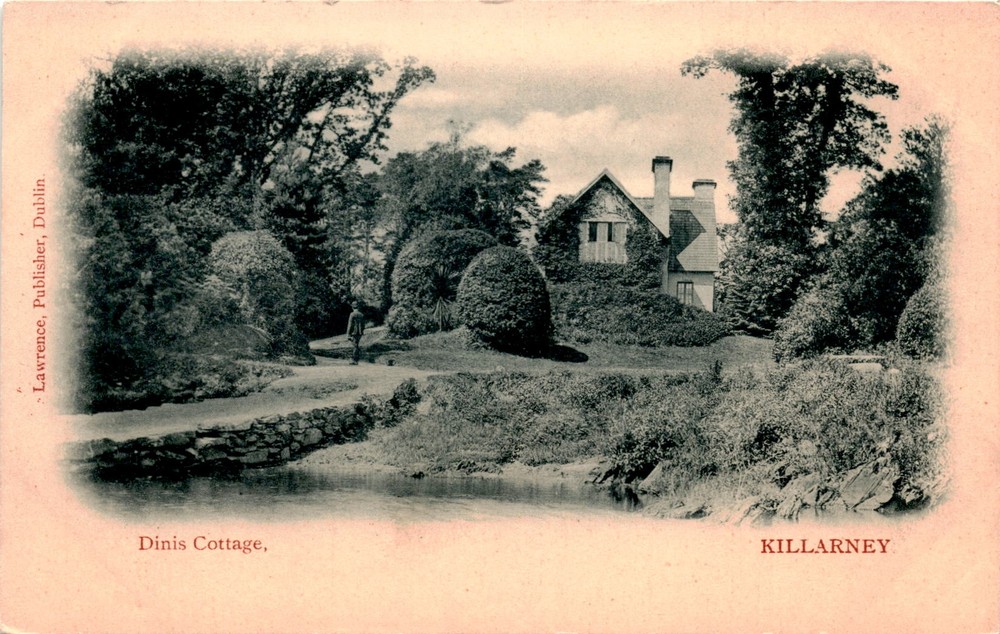 Lawrence, Publisher, Dublin, Dinis Cottage, Killarney. Postcard