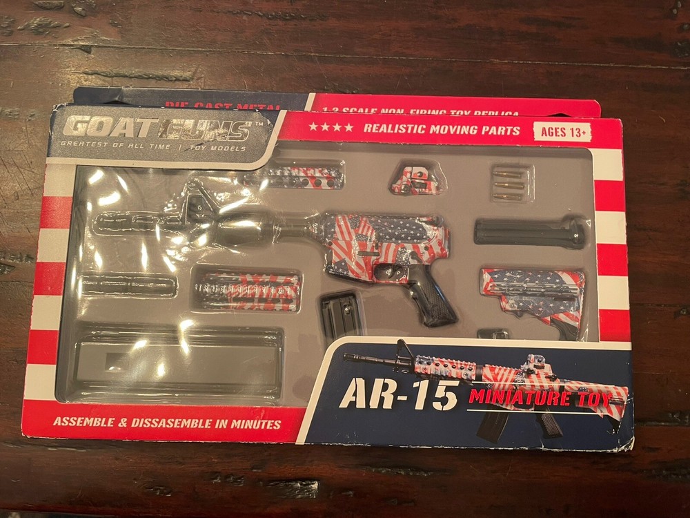 Goat Gun Non-firing Miniature Toy New 1:3 Scale Die Cast ‼️M4RICA‼️ SUPER RARE