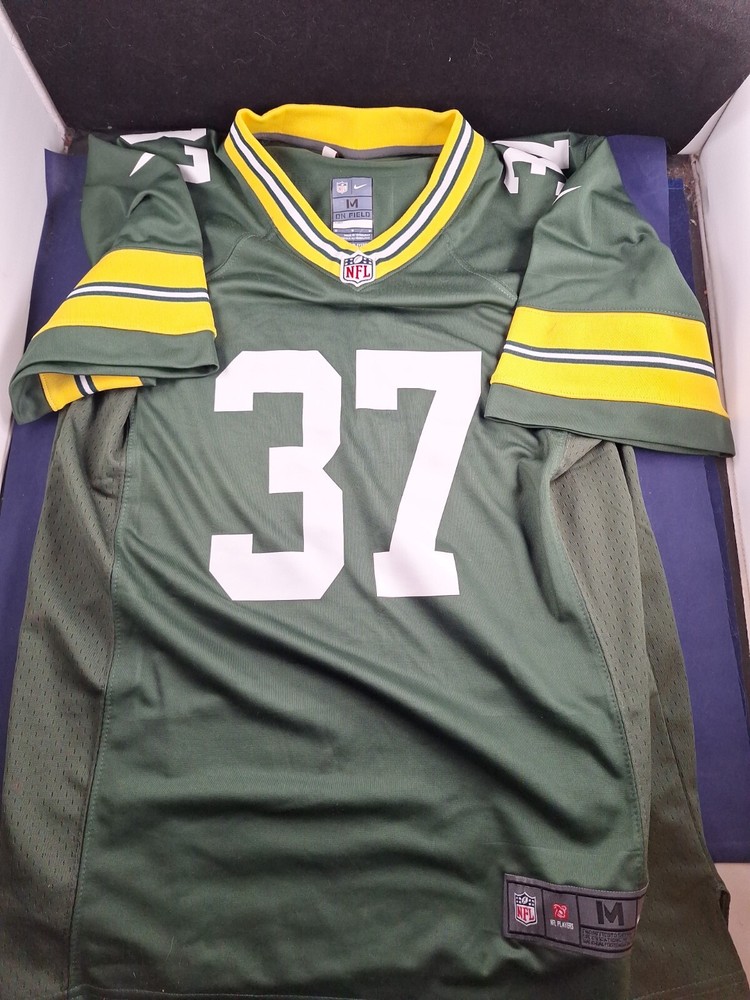 Nike On Field Green Bay Packer #37 JACKSON Jersey Size MEDIUM Stitched  *5FB