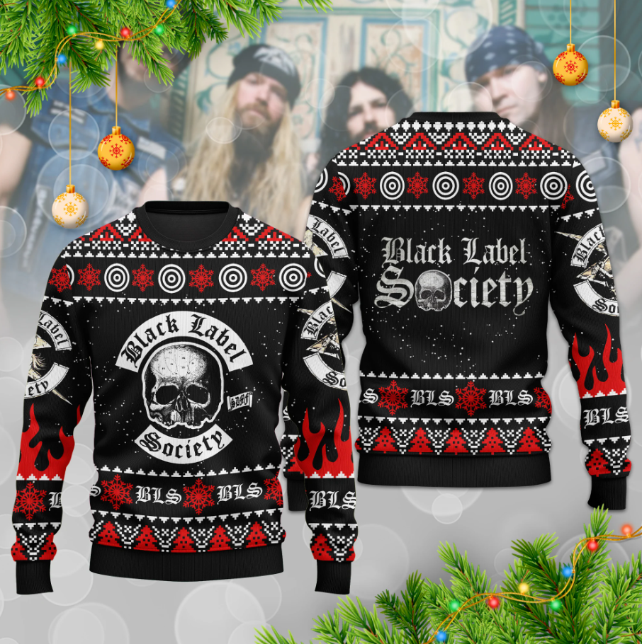 Unique Black Label Society Men Ugly Sweaters For AOP 3D Christmas