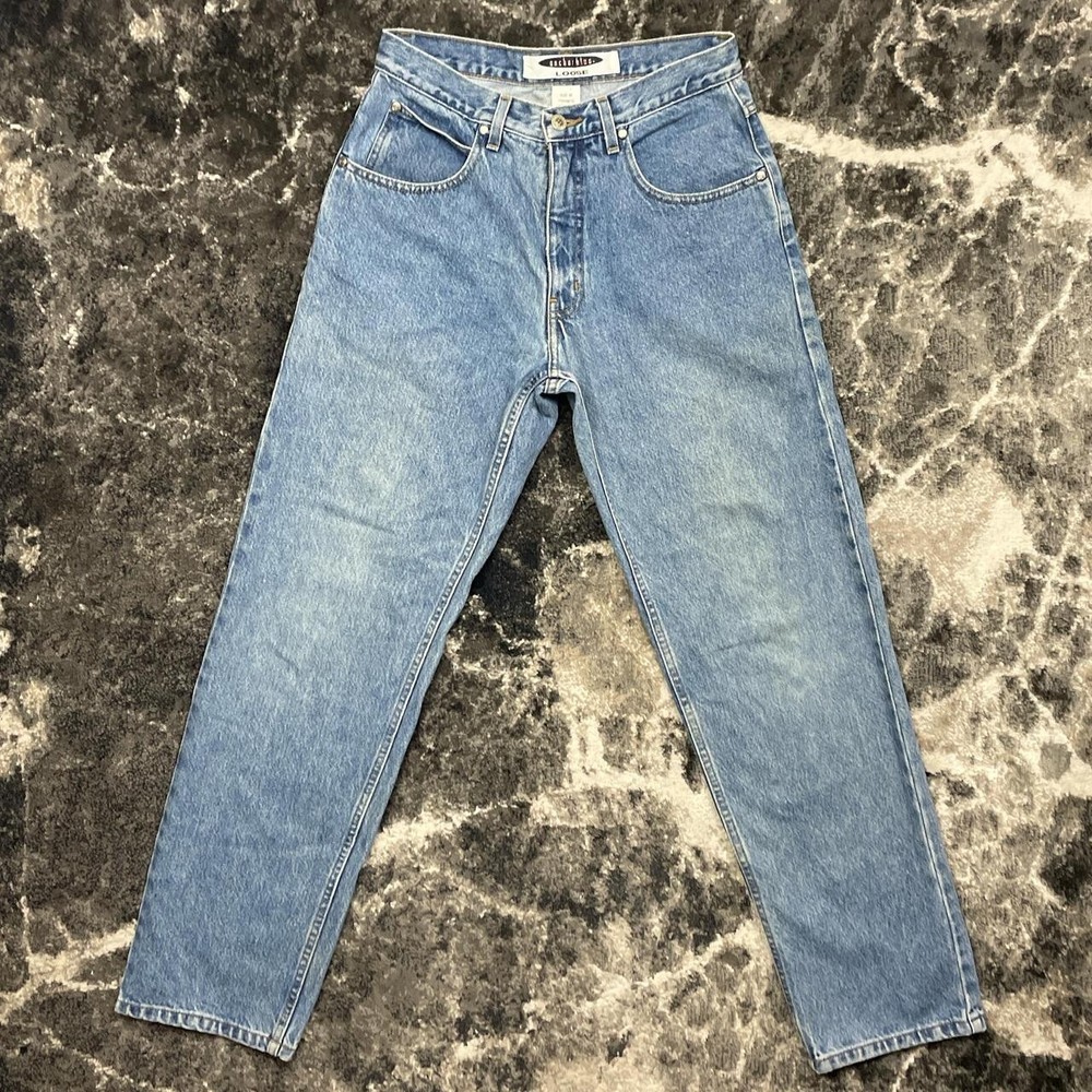 Anchor Blue Mens 30x32 Baggy Y2K Vintage Denim Jeans Skater Grunge Fit