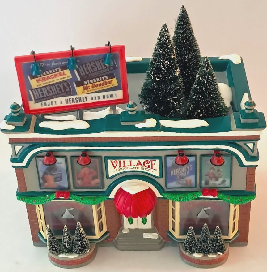Department 56 Hershey's Chocolate Shop Christmas Snow Village 54913