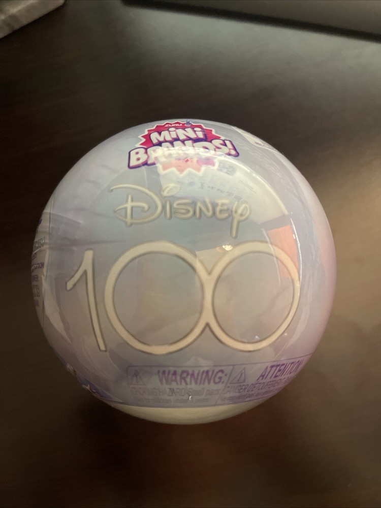 NEW/SEALED Mini Brands Disney 100 Ball -- Limited Edition Platinum Capsule