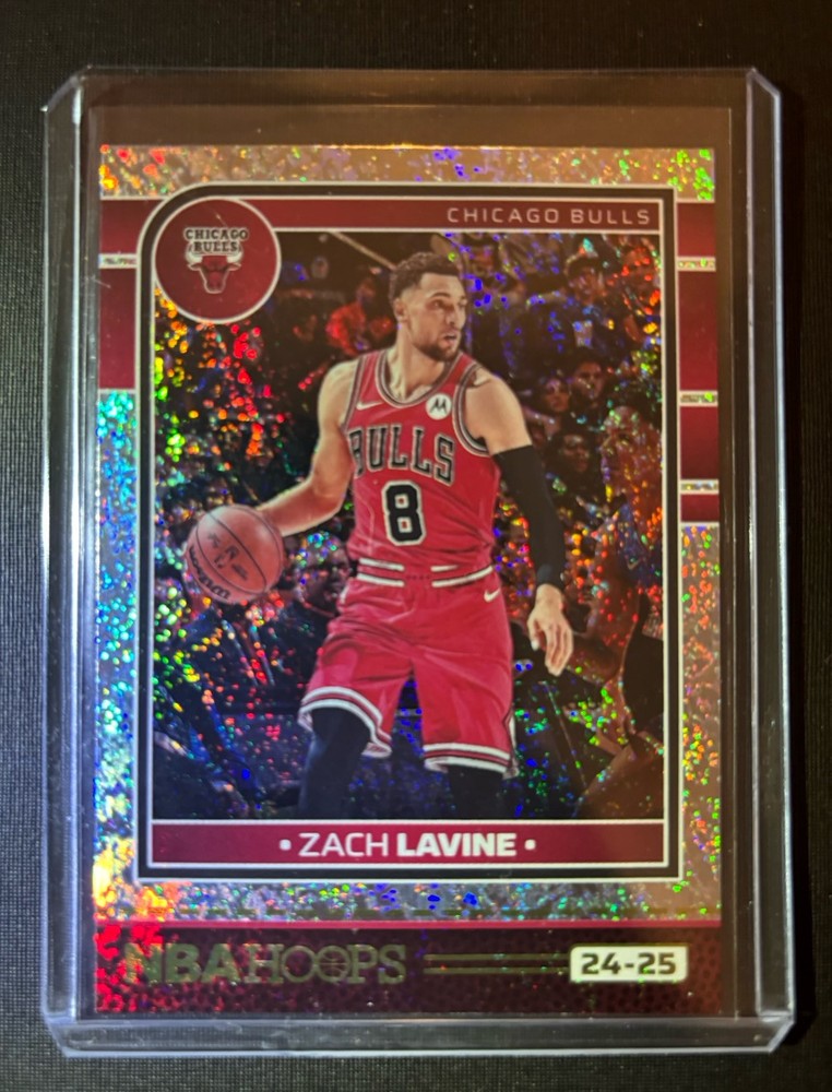 2024-25 Panini NBA Hoops Zach LaVine #55 Chicago Bulls Texture Card