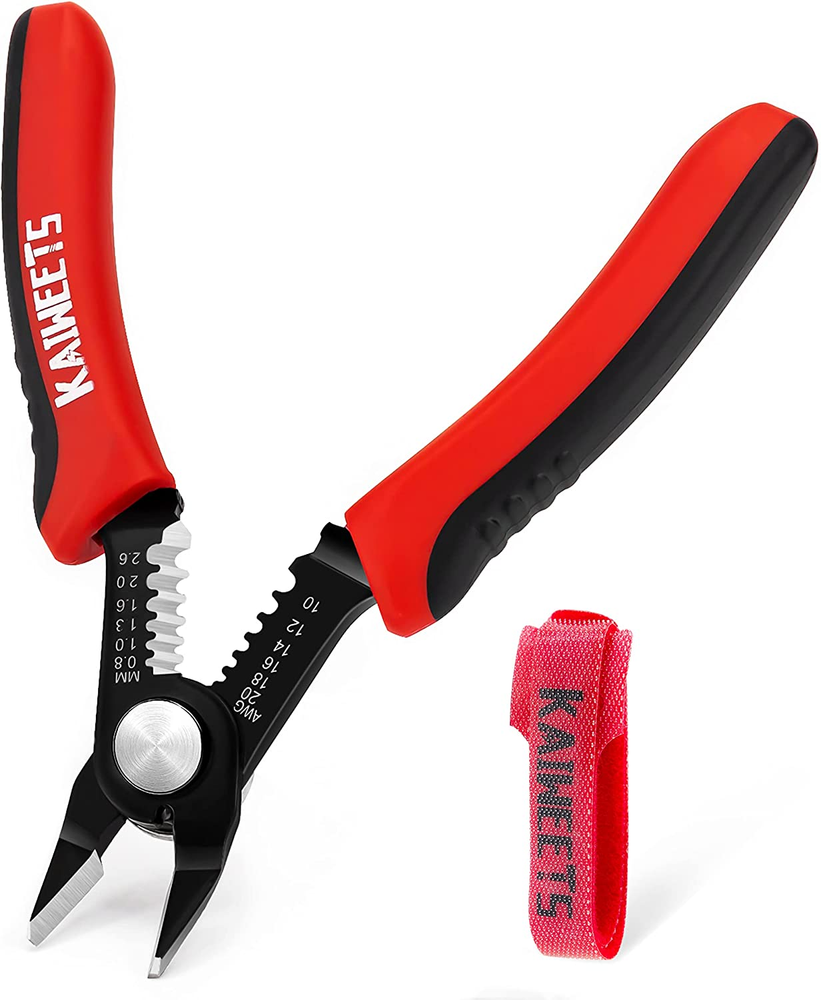6-Inch Flush Cut Wire Stripper Pliers with Bonus Cutting Tool
