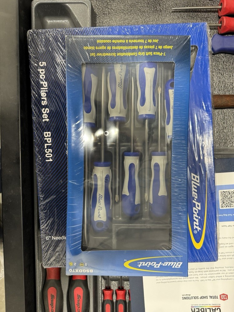 Blue-Point 7 Piece Soft Grip Screw Driver Set