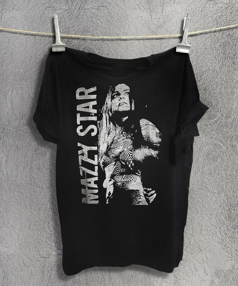 Vtg Hope Sandoval Mazzy Star Cotton Black All Size Unisex Shirt