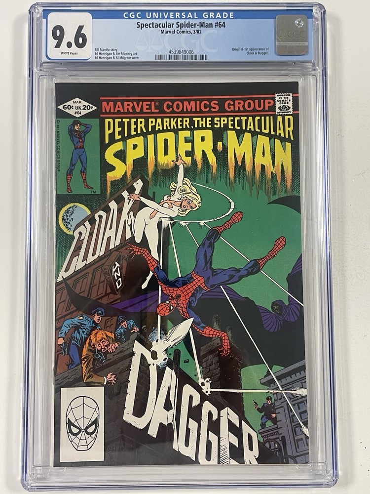 The Spectacular Spider-Man #64 - 1st App. Cloak & Dagger  (Marvel March 1982)