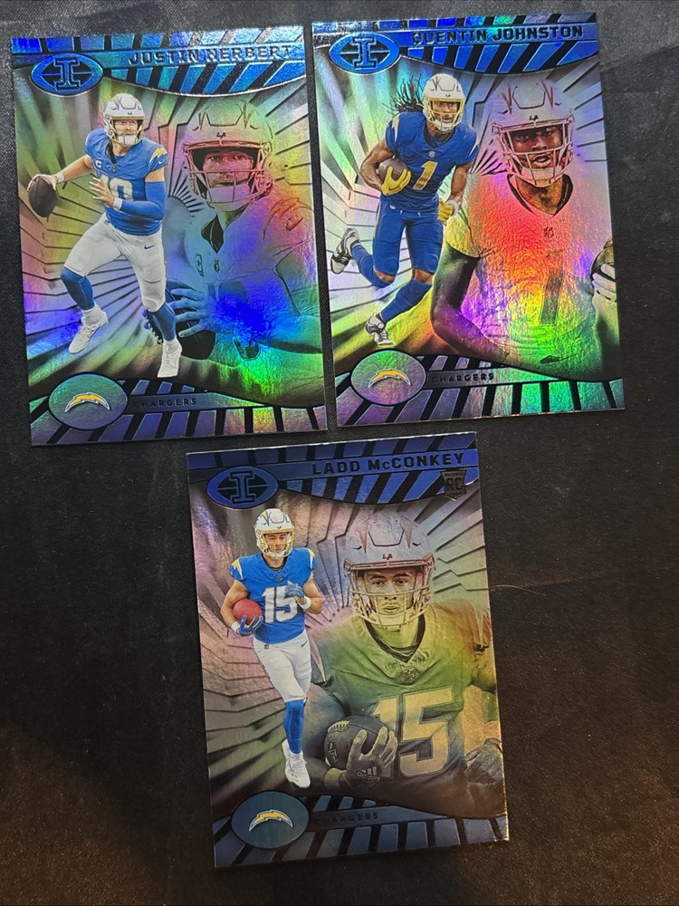 2024 Illusions LA Chargers Base Set Featuring Herbert Johnston McConkey