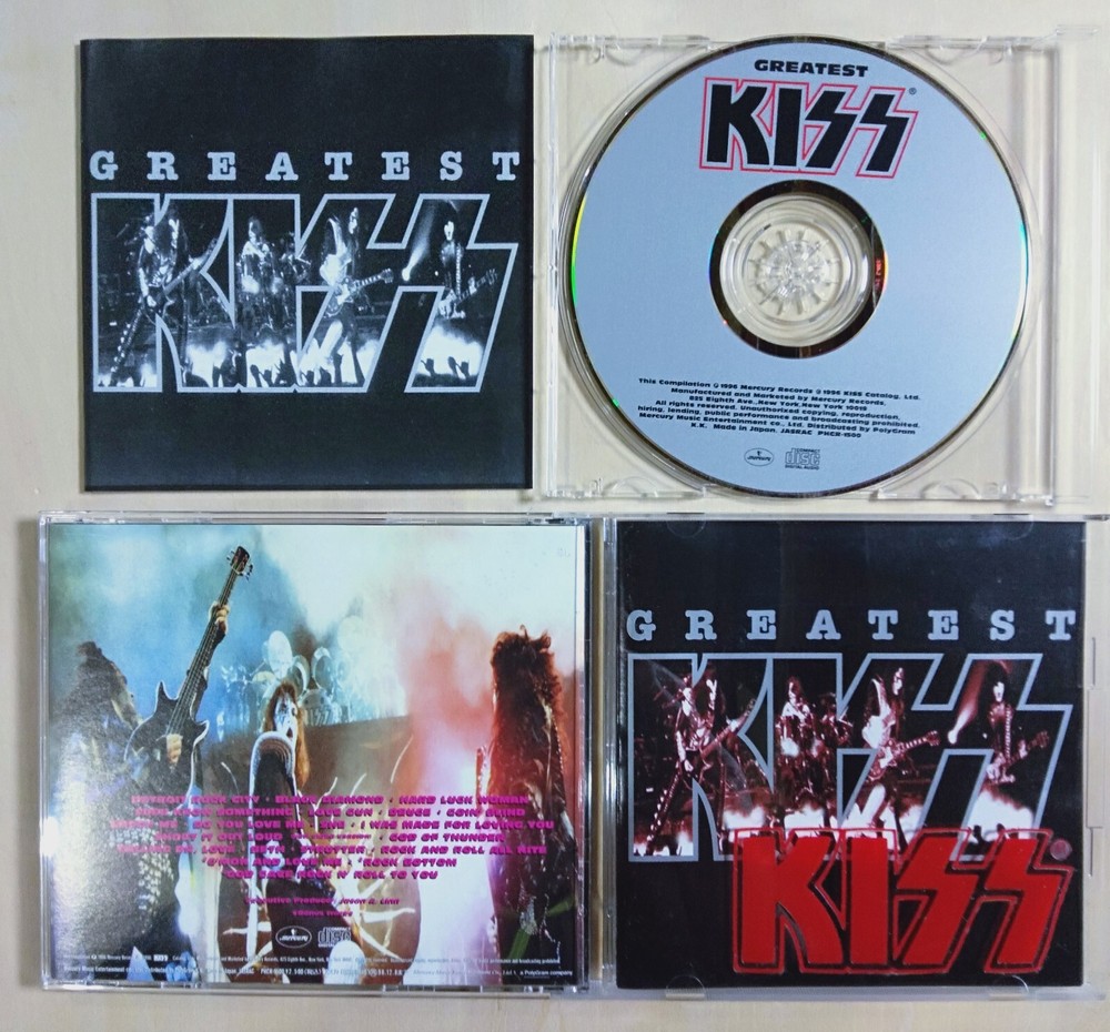 (Logo Case) KISS - Greatest Kiss - 1996 Japan CD (no obi)~[PHCR-1500]
