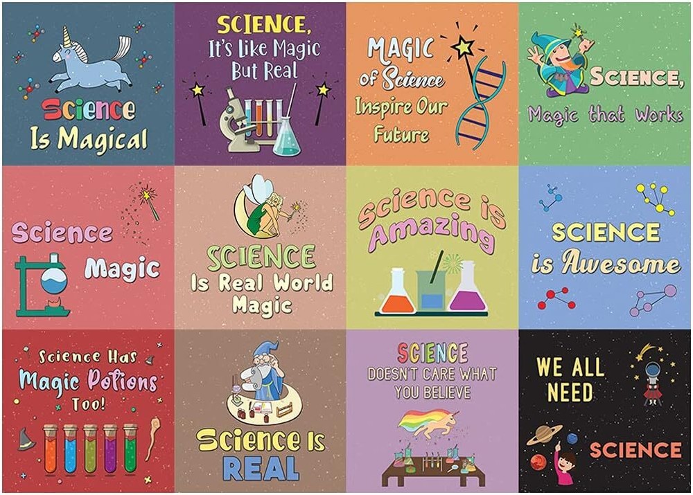 Science is Magic Stickers (20 Sets X 12 Designs)