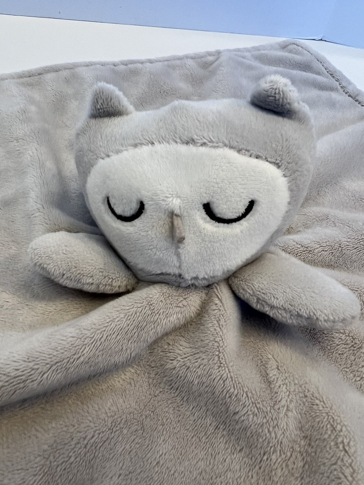 Kohls Cares Gray Owl Lovey Security Blanket Baby Soothing Toy Plush
