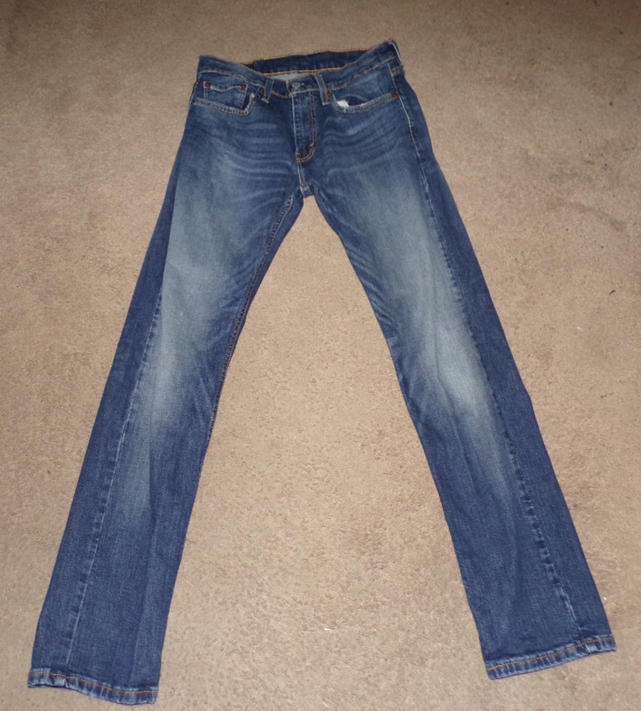 Levi Levis 559 Relaxed Straight Mens Jeans Size 29 X 32 Red Tab