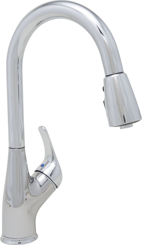 PROFLO PFXC9011 Chrome Pullout Spray High-Arc Kitchen Faucet