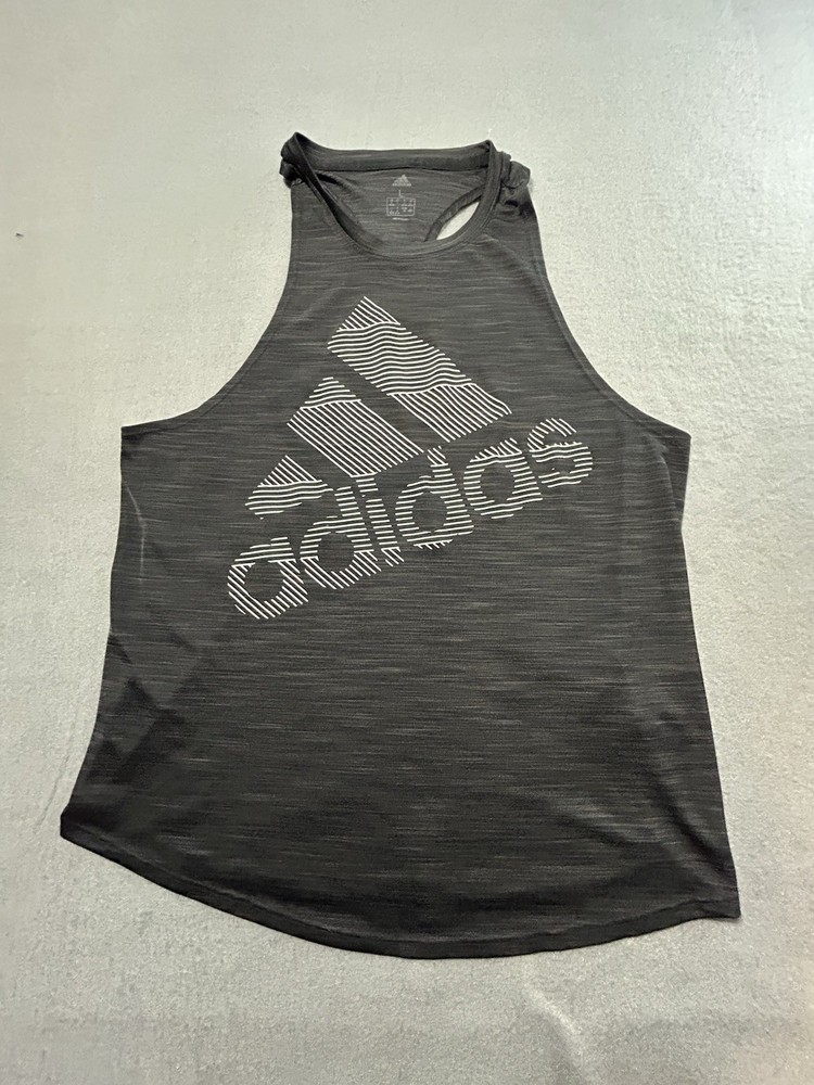 Adidas Club Women's Black Racerback Tank Size Large