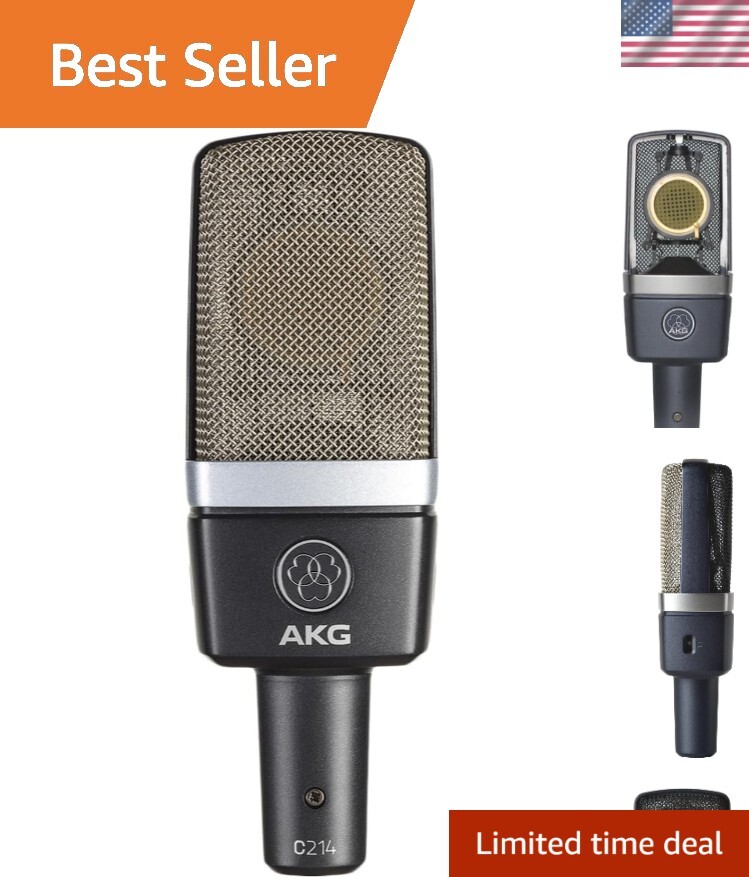 Pro Audio Studio Grade Professional Large Diaphragm, Single Capsule, Vocal an...