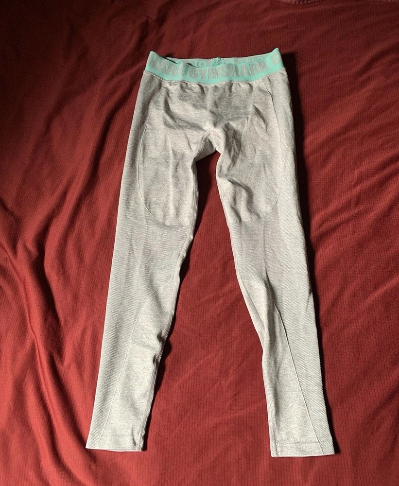 Gym Shark Women’s Flex Gym Workout Leggings Gray Size M Athletic Yoga