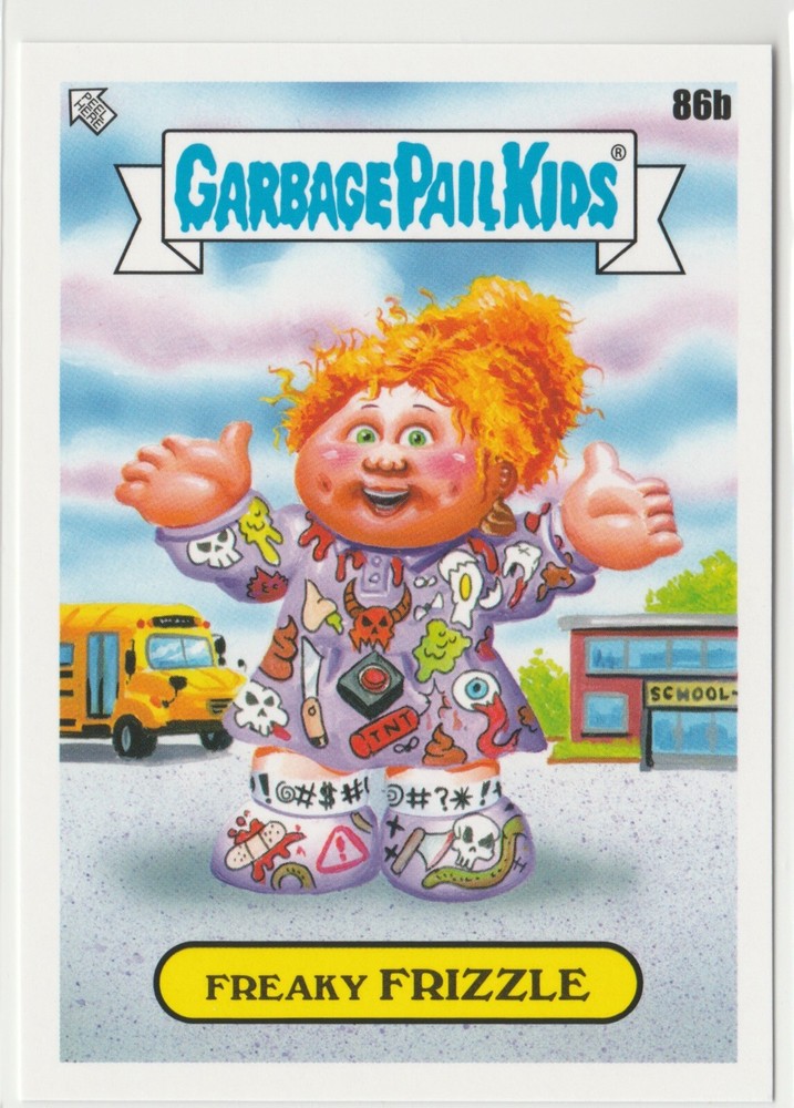 Freaky Frizzle Garbage Pail Kids GPK 2022 Book Worms #86b