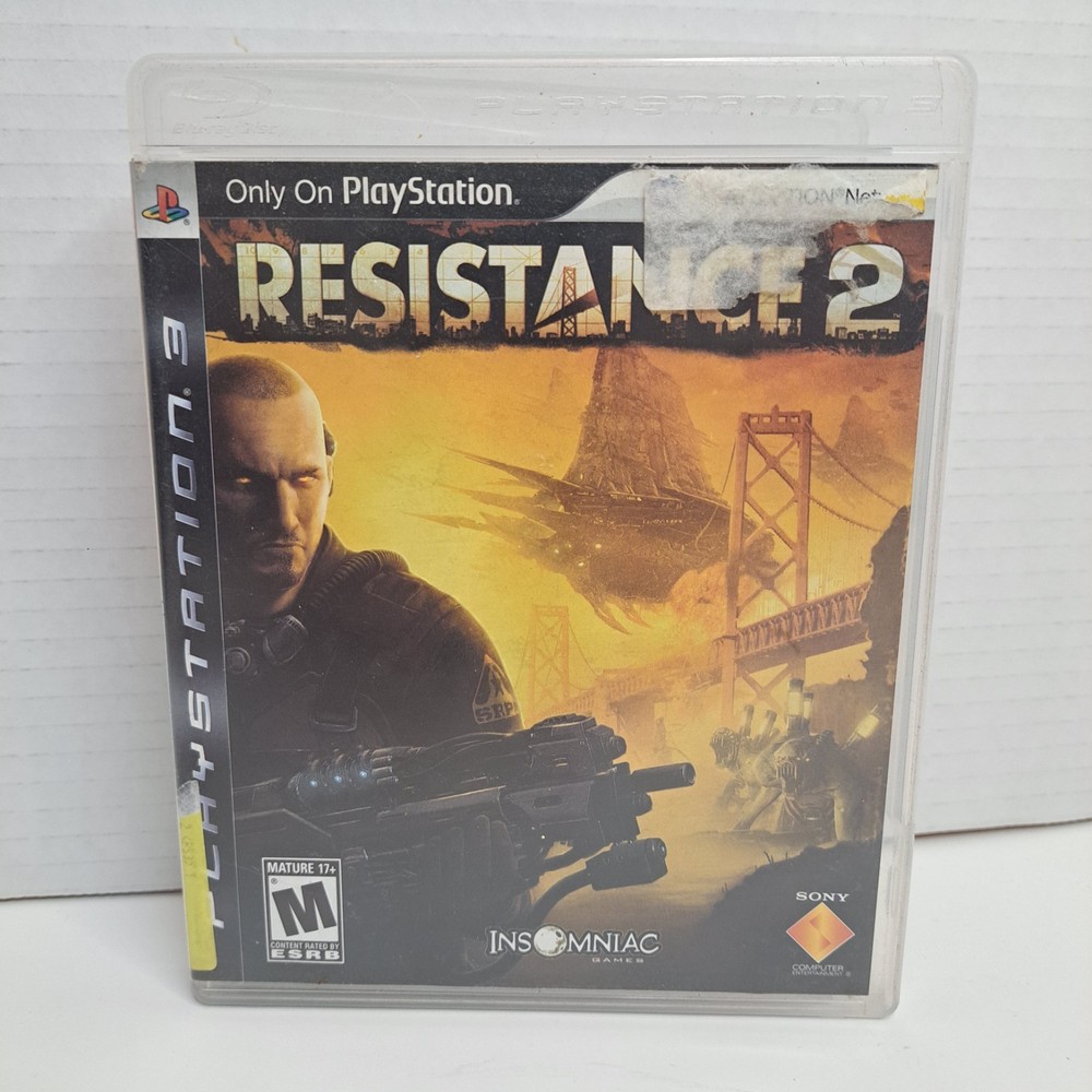 Resistance 2 Video game Used (Sony PlayStation 3, 2008) Tested and working.