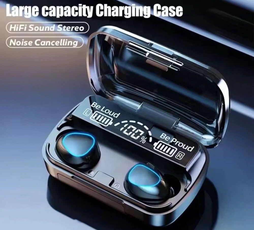 Wireless Bluetooth 5.1 Earbuds with Noise Cancelling & Waterproof Design