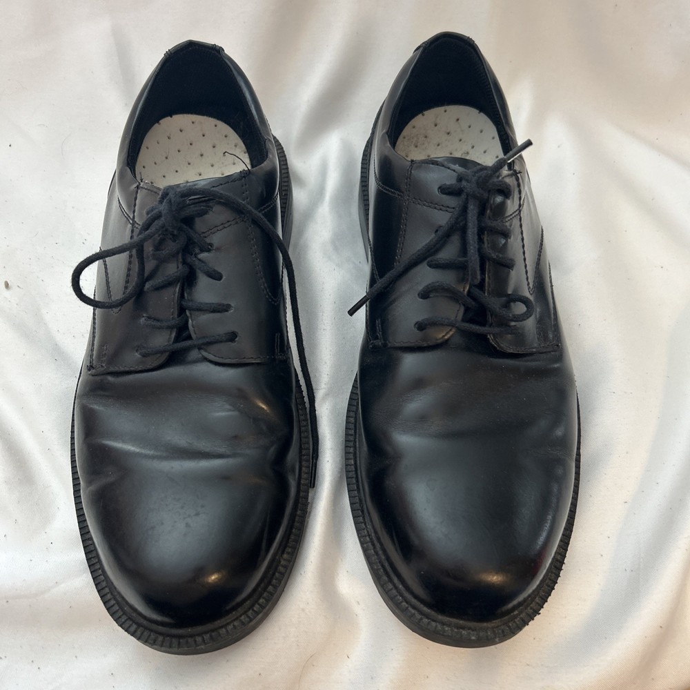 Deer Stags Times Shoes Mens Size 10 M Black Leather Derby Oxford Dress Comfort
